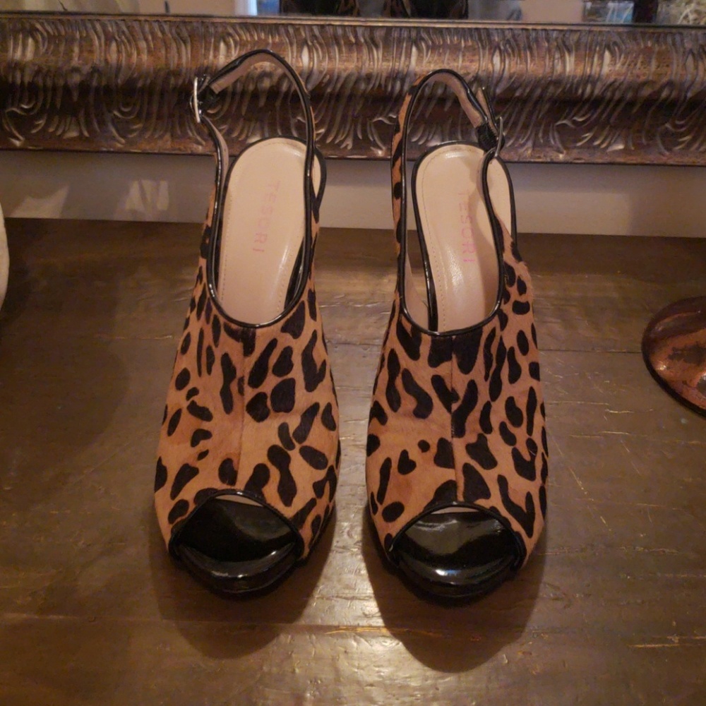 Leopard Heels